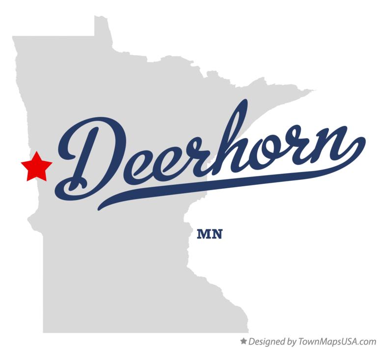 Map of Deerhorn Minnesota MN