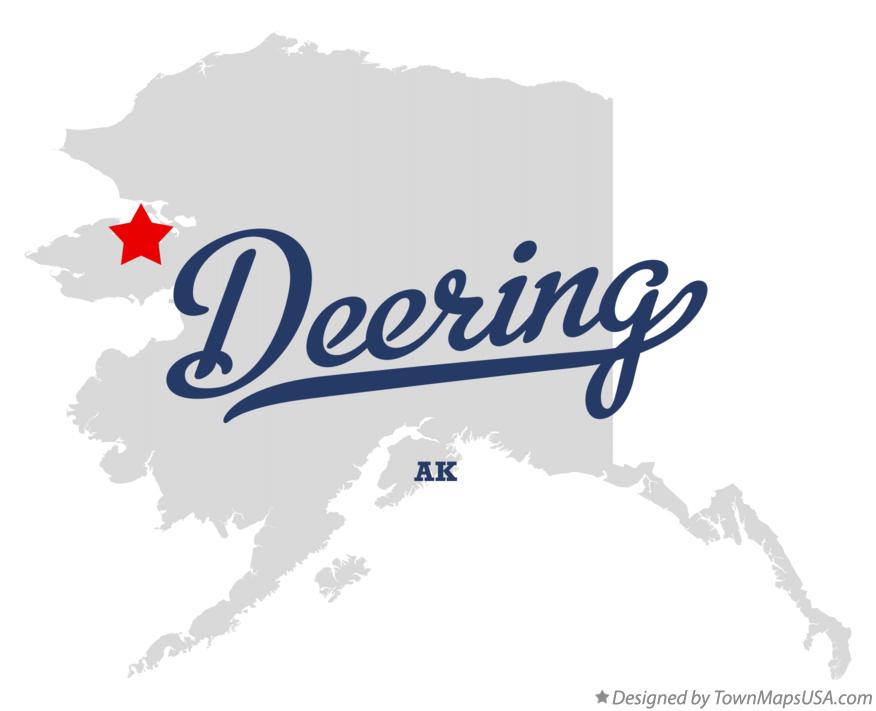 Map of Deering Alaska AK