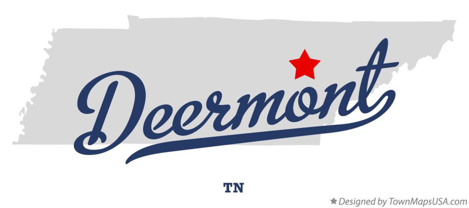 Map of Deermont Tennessee TN