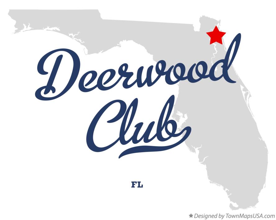 Map of Deerwood Club Florida FL