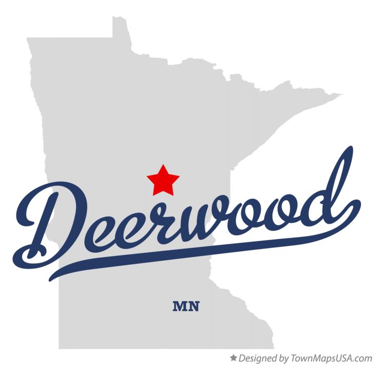 Map of Deerwood Minnesota MN