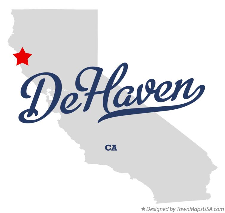 Map of DeHaven California CA