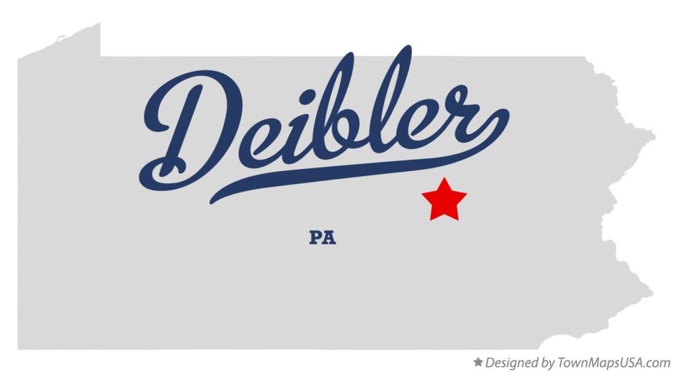 Map of Deibler Pennsylvania PA