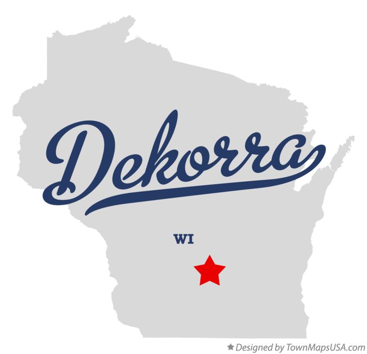 Map of Dekorra Wisconsin WI