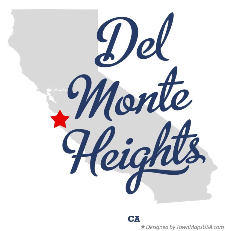 Map of Del Monte Heights California CA