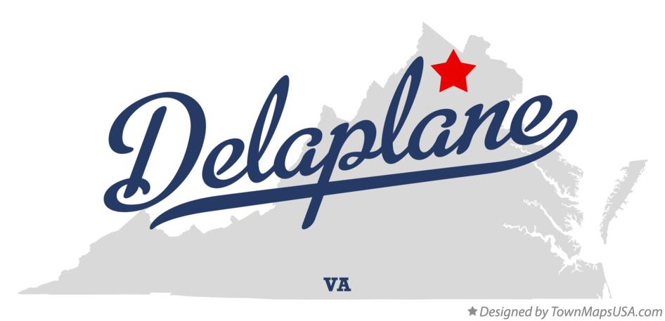 Map of Delaplane Virginia VA