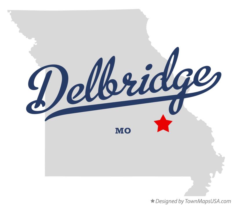 Map of Delbridge Missouri MO