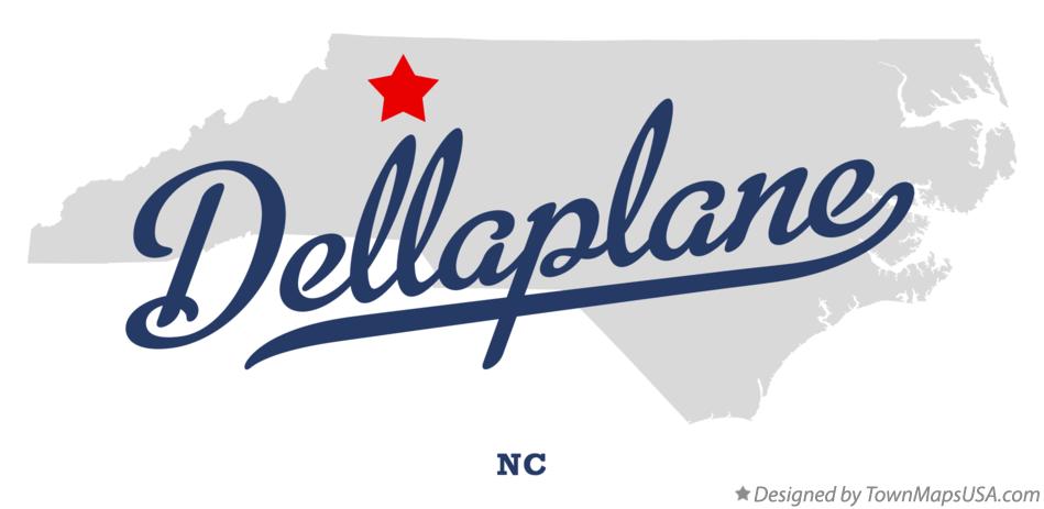 Map of Dellaplane North Carolina NC