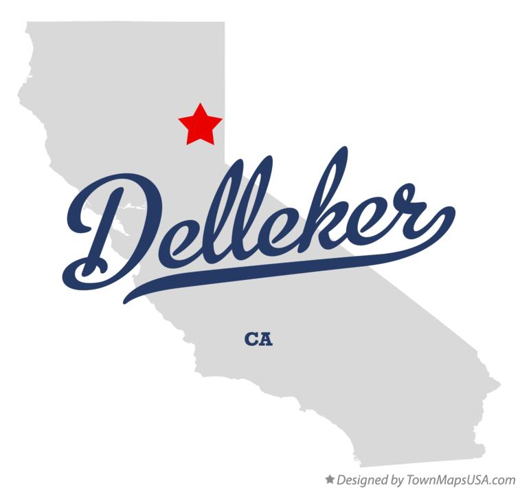 Map of Delleker California CA