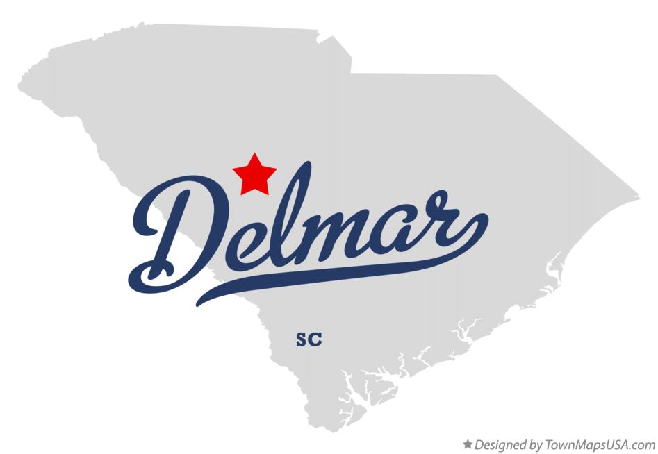 Map of Delmar South Carolina SC