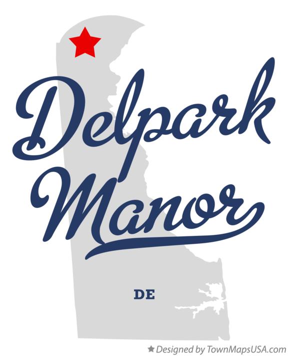 Map of Delpark Manor Delaware DE