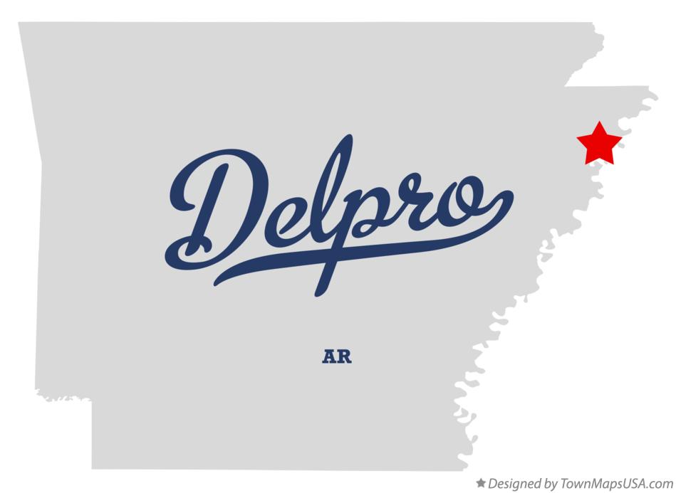 Map of Delpro Arkansas AR