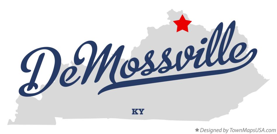 Map of DeMossville Kentucky KY