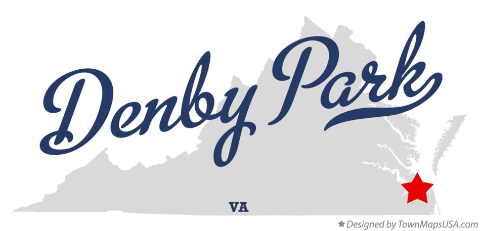 Map of Denby Park Virginia VA