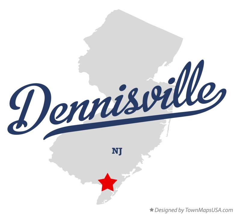 Map of Dennisville New Jersey NJ