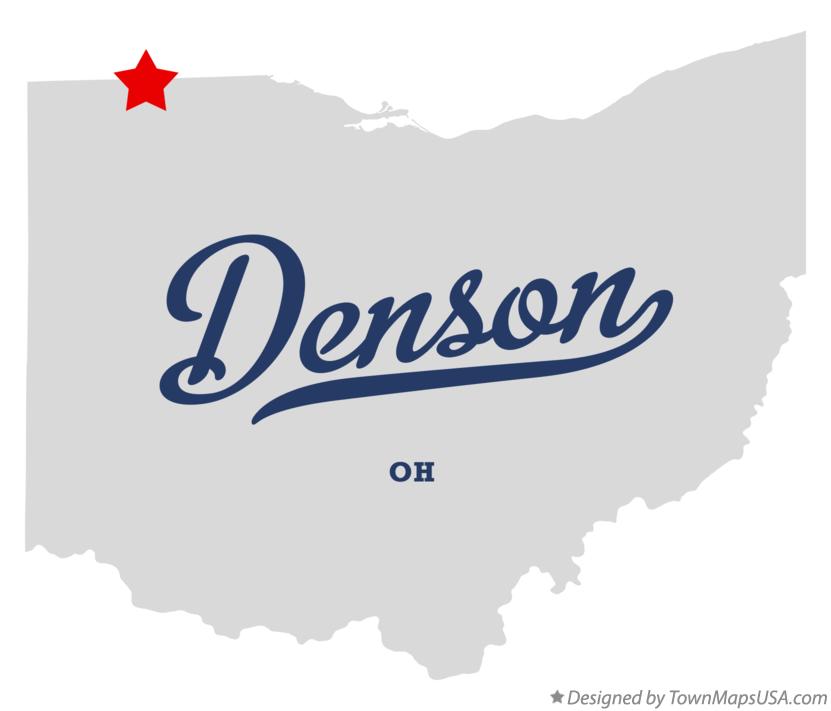 Map of Denson Ohio OH