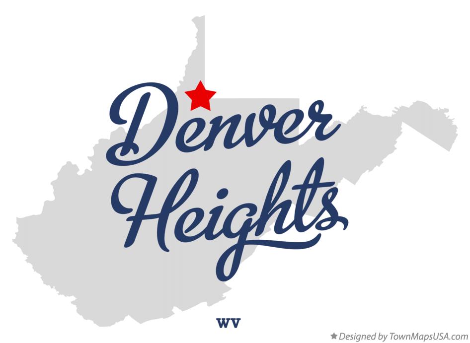 Map of Denver Heights West Virginia WV