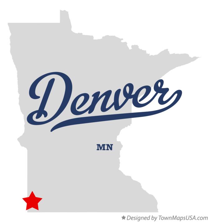 Map of Denver Minnesota MN