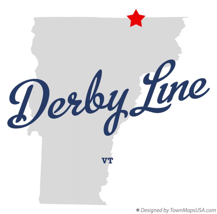 Map of Derby Line Vermont VT