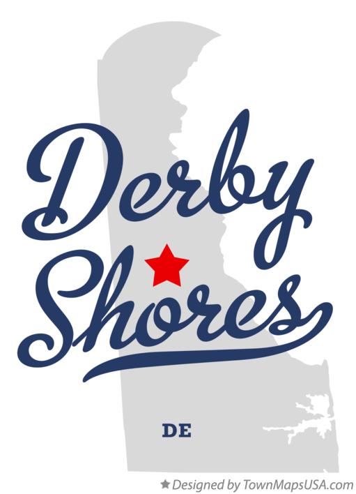 Map of Derby Shores Delaware DE