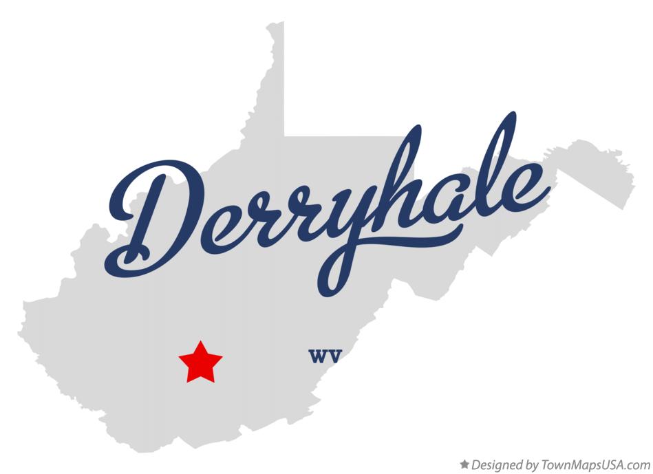 Map of Derryhale West Virginia WV