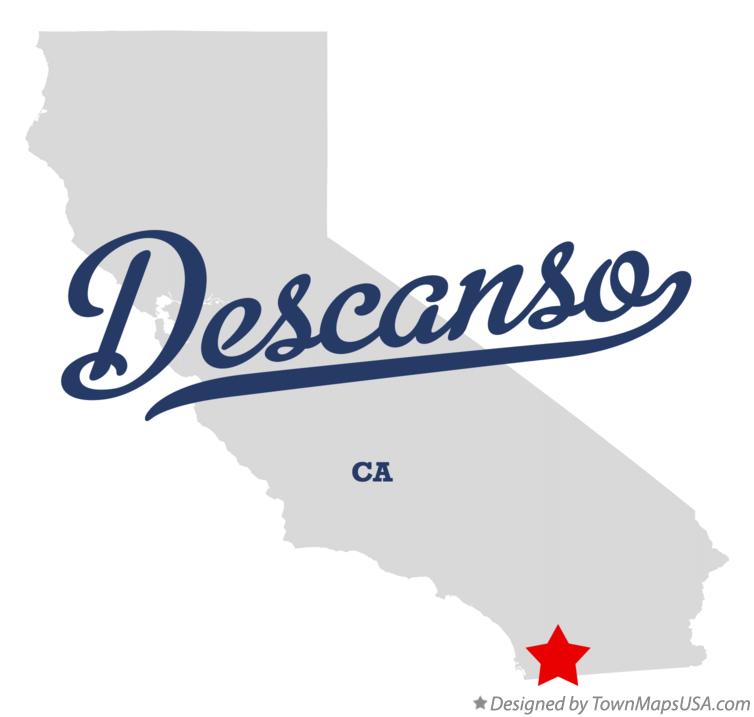 Map of Descanso California CA