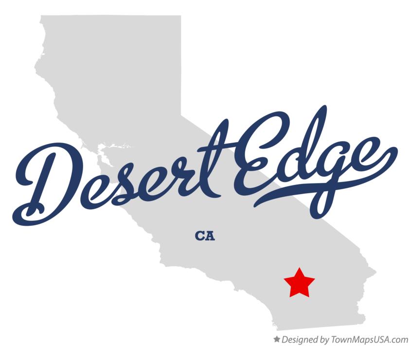 Map of Desert Edge California CA