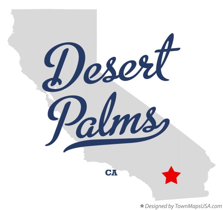 Map of Desert Palms California CA