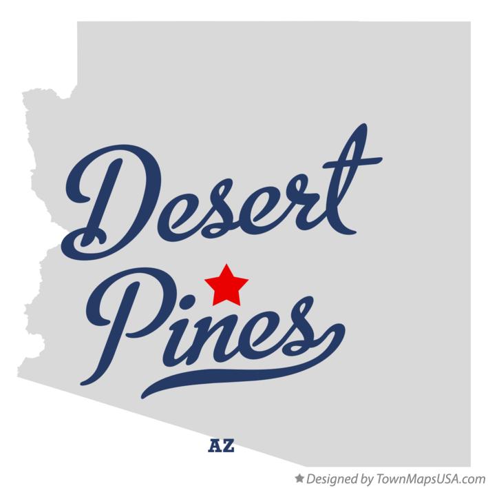 Map of Desert Pines Arizona AZ