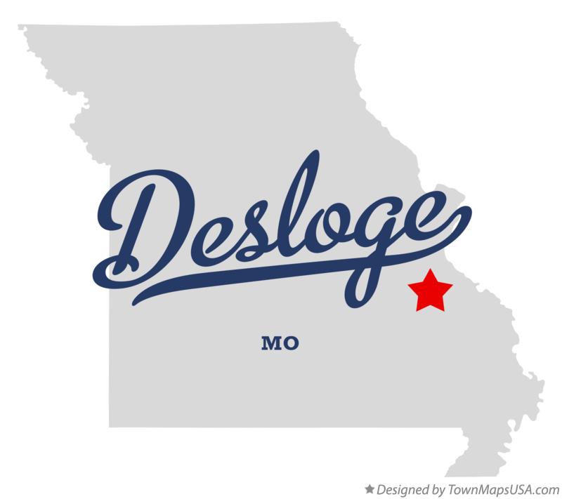 Map of Desloge Missouri MO