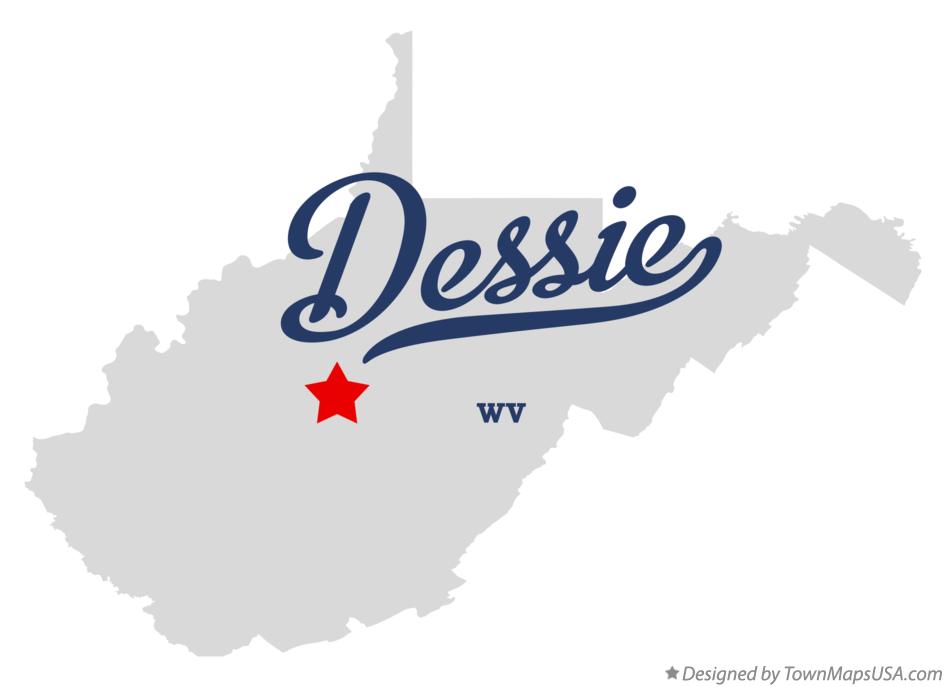 Map of Dessie West Virginia WV