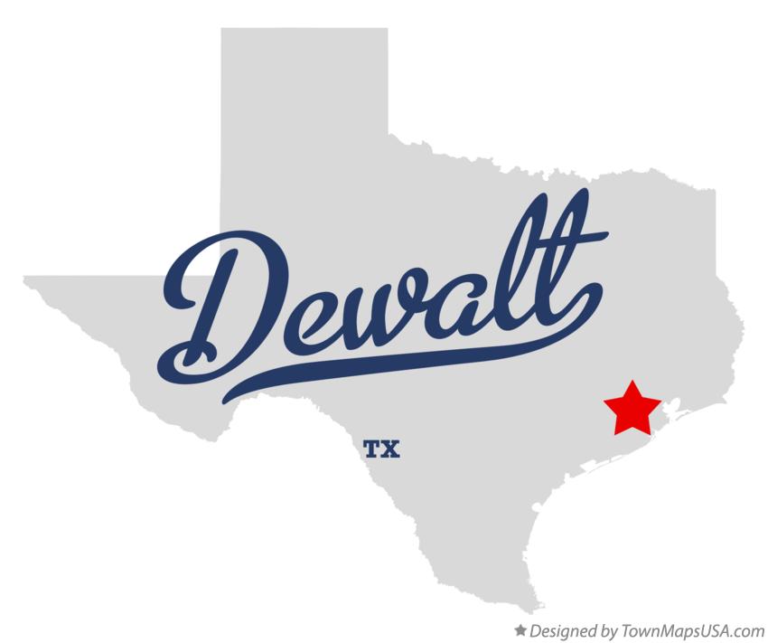 Map of Dewalt Texas TX
