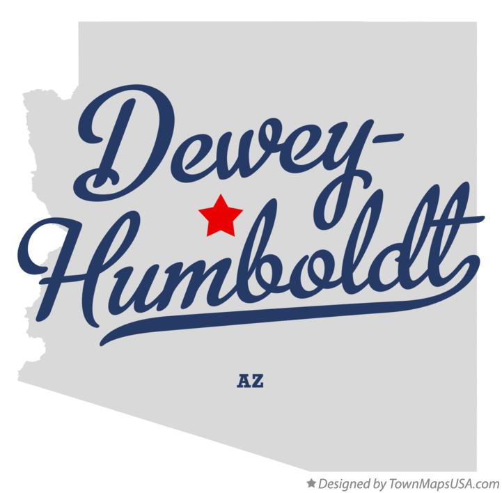 Map of Dewey-Humboldt Arizona AZ