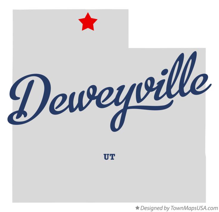 Map of Deweyville Utah UT