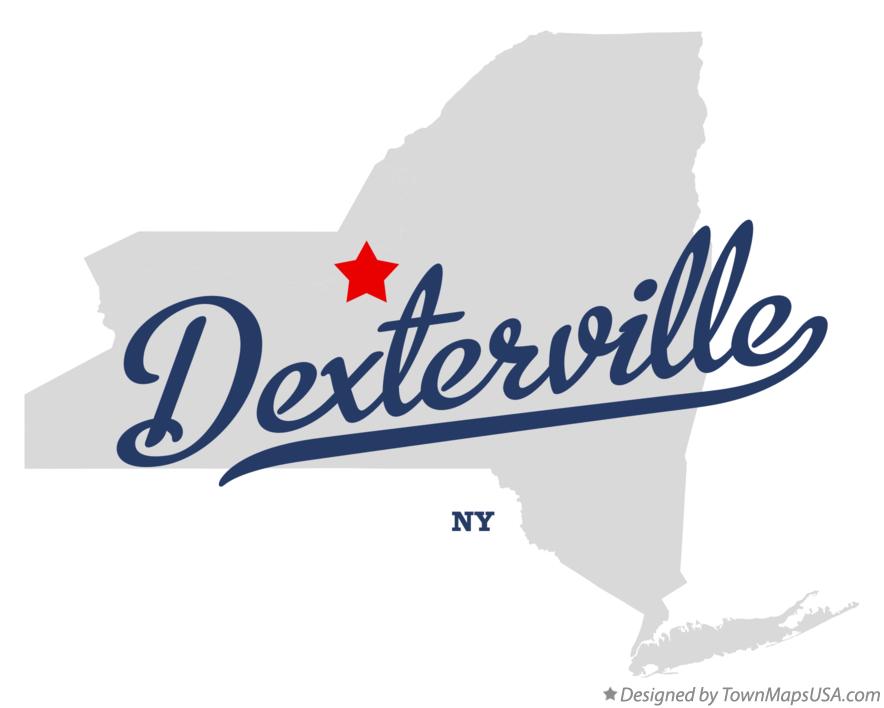 Map of Dexterville New York NY