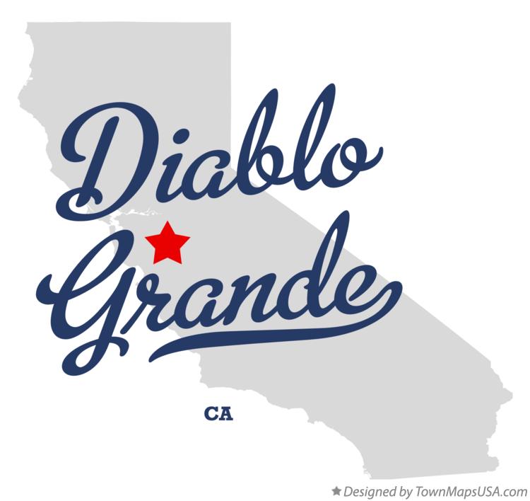 Map of Diablo Grande California CA