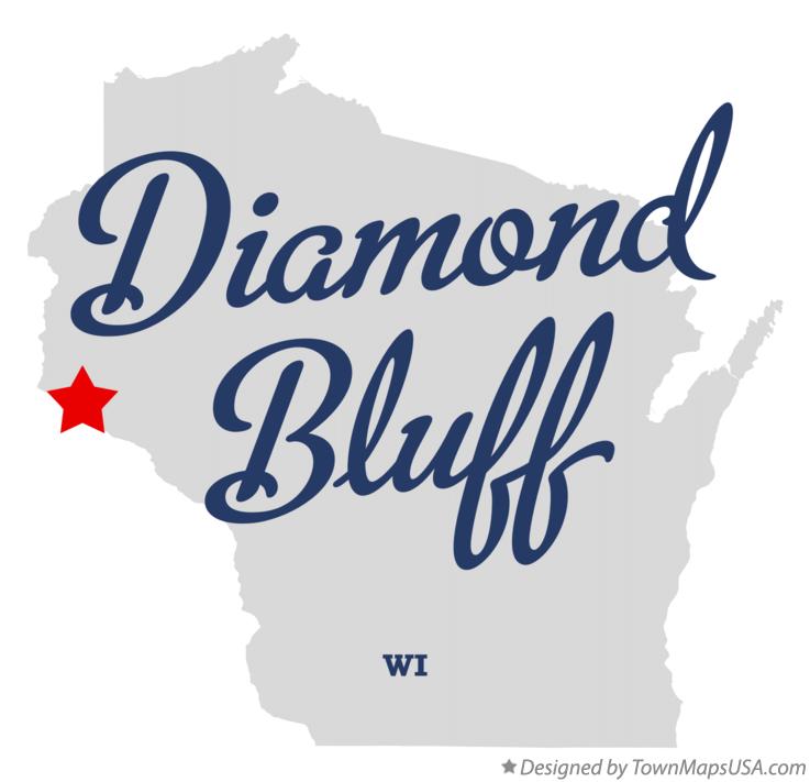 Map of Diamond Bluff Wisconsin WI