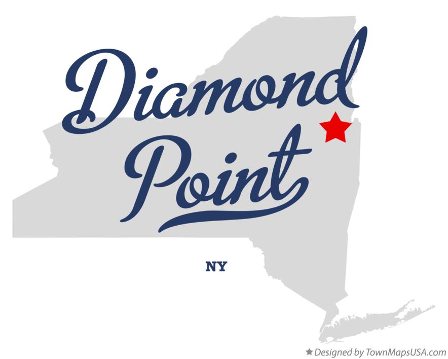 Map of Diamond Point New York NY