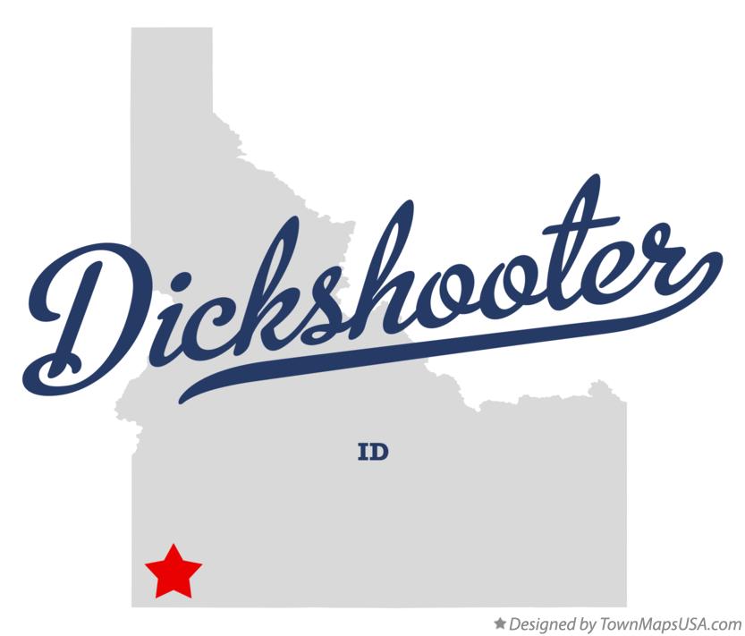 Map of Dickshooter Idaho ID