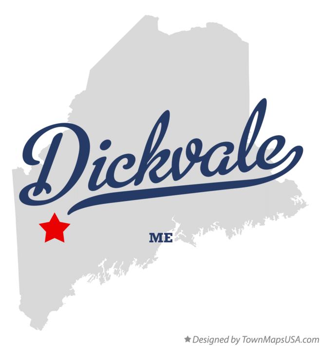 Map of Dickvale Maine ME