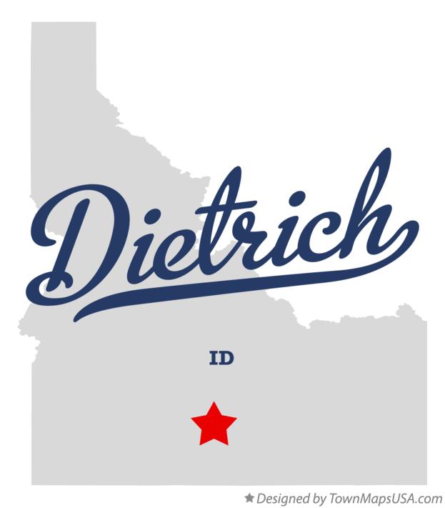 Map of Dietrich Idaho ID