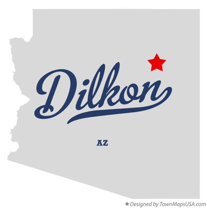 Map of Dilkon Arizona AZ