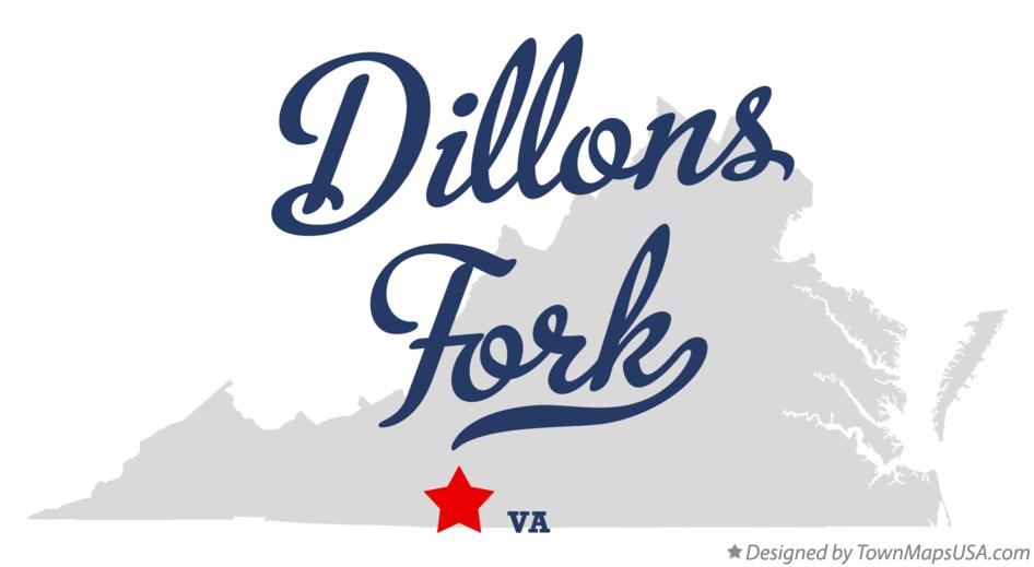 Map of Dillons Fork Virginia VA