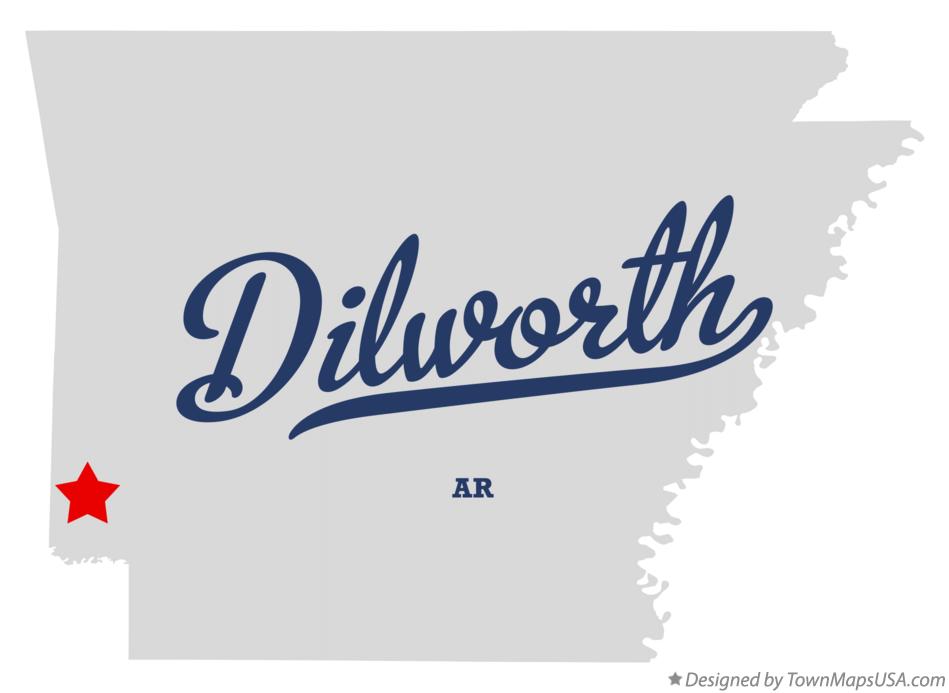 Map of Dilworth Arkansas AR