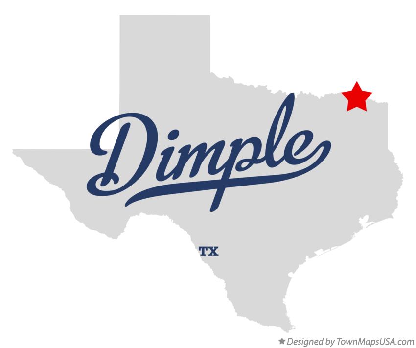 Map of Dimple Texas TX
