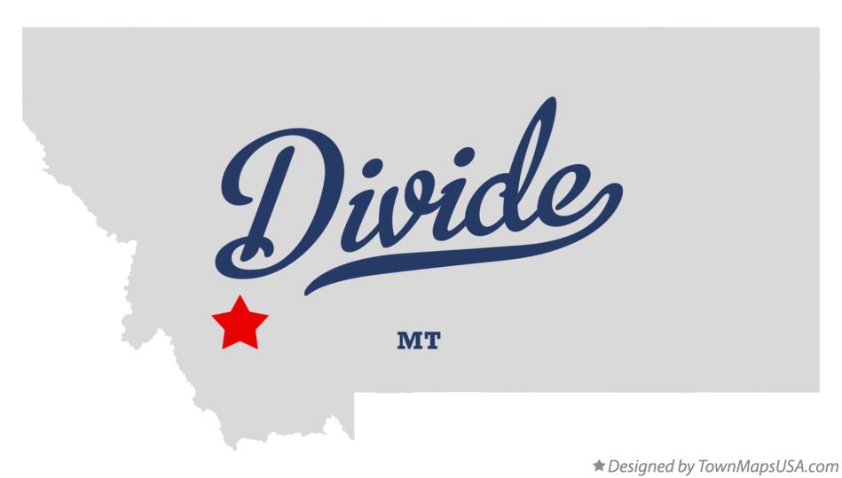Map of Divide Montana MT