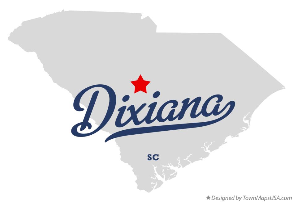 Map of Dixiana South Carolina SC