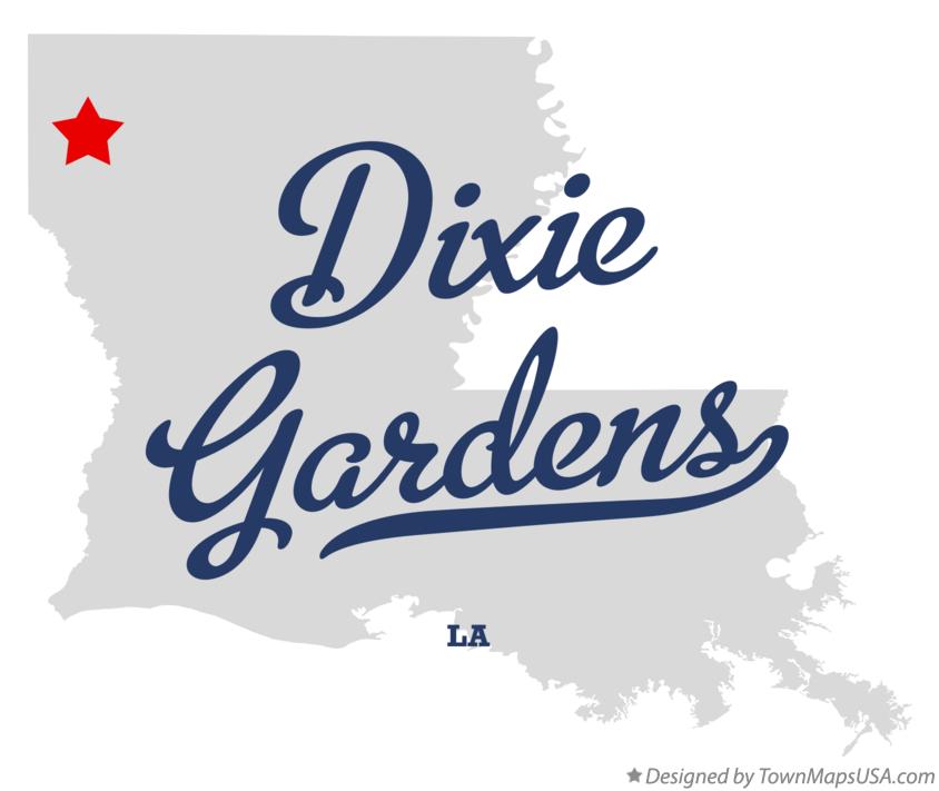 Map of Dixie Gardens Louisiana LA