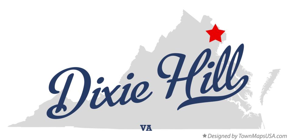 Map of Dixie Hill Virginia VA