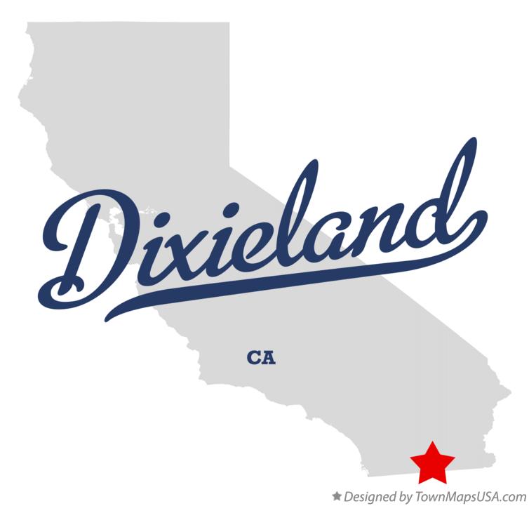 Map of Dixieland California CA